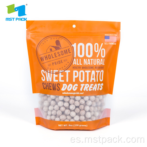Bolsa de plástico para comida para perros